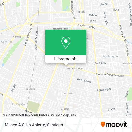 Mapa de Museo A Cielo Abierto