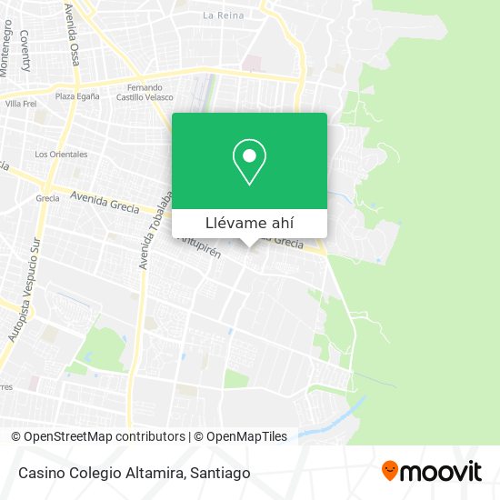 Mapa de Casino Colegio Altamira
