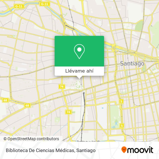 Mapa de Biblioteca De Ciencias Médicas