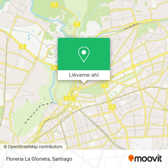 Mapa de Floreria La Glorieta