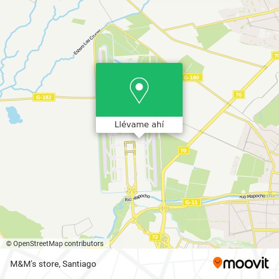 Mapa de M&M's store