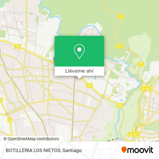 Mapa de BOTILLERIA  LOS NIETOS