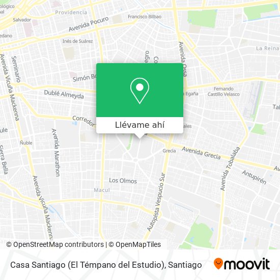 Mapa de Casa Santiago (El Témpano del Estudio)