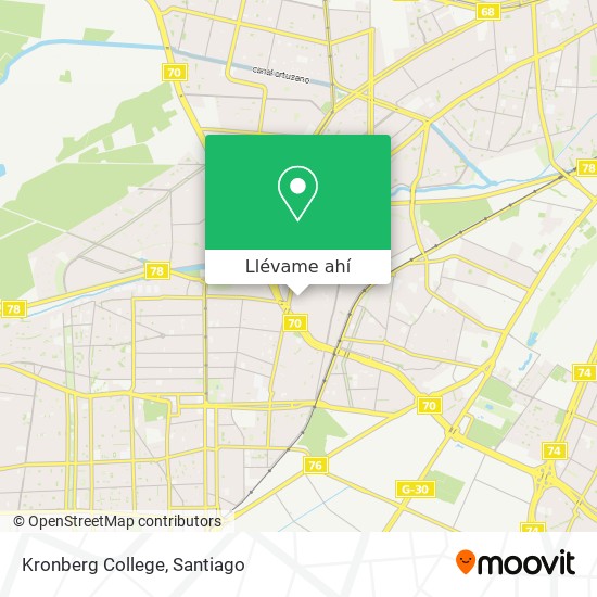 Mapa de Kronberg College