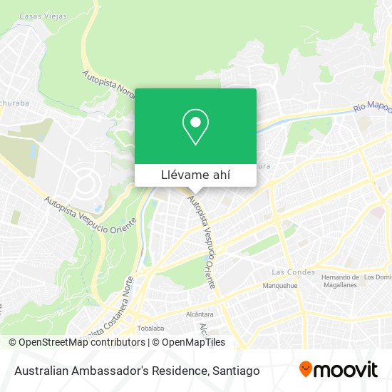Mapa de Australian Ambassador's Residence