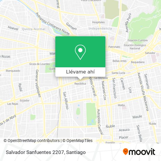 Mapa de Salvador Sanfuentes 2207