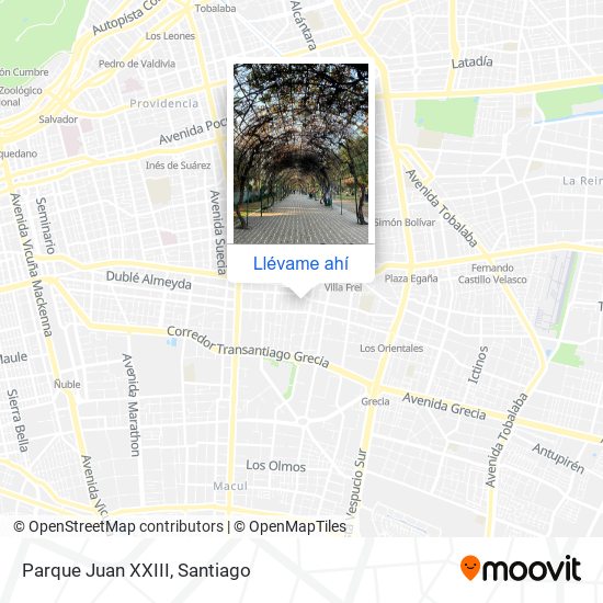 Mapa de Parque Juan XXIII