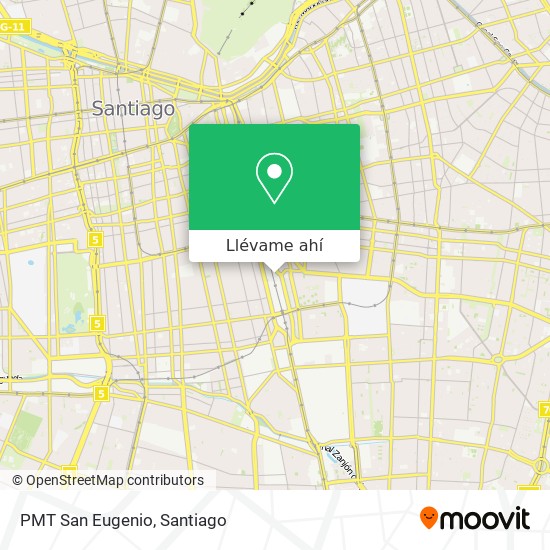 Mapa de PMT San Eugenio