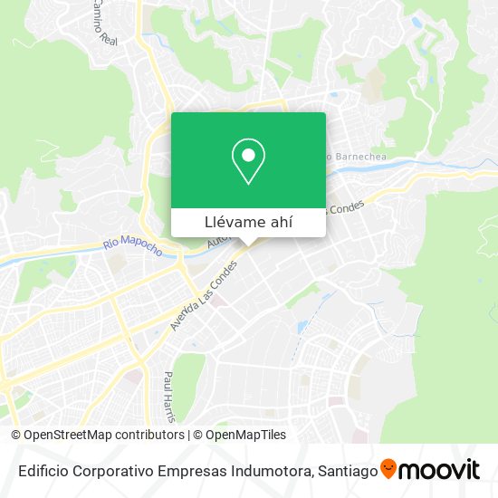 Mapa de Edificio Corporativo Empresas Indumotora