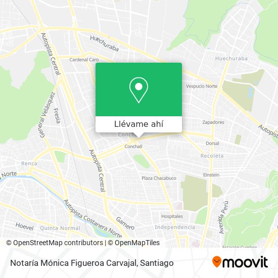 Mapa de Notaría Mónica Figueroa Carvajal