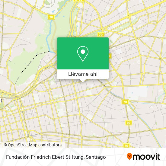 Mapa de Fundación Friedrich Ebert Stiftung