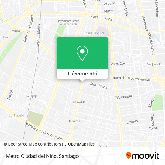 Mapa de Metro Ciudad del Niño