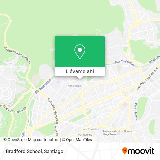 Mapa de Bradford School