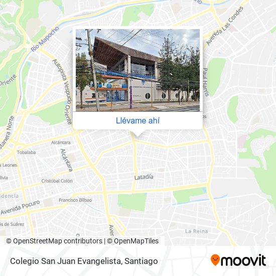 Mapa de Colegio San Juan Evangelista