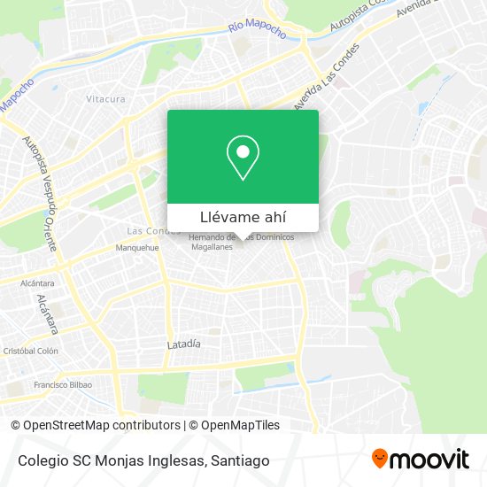 Mapa de Colegio SC Monjas Inglesas