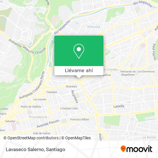Mapa de Lavaseco Salerno
