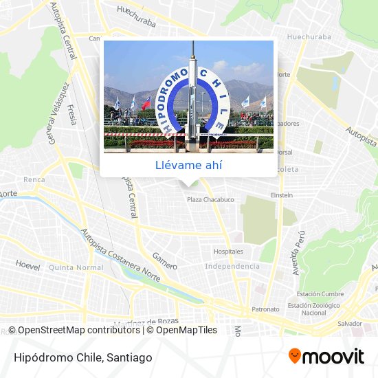 Mapa de Hipódromo Chile