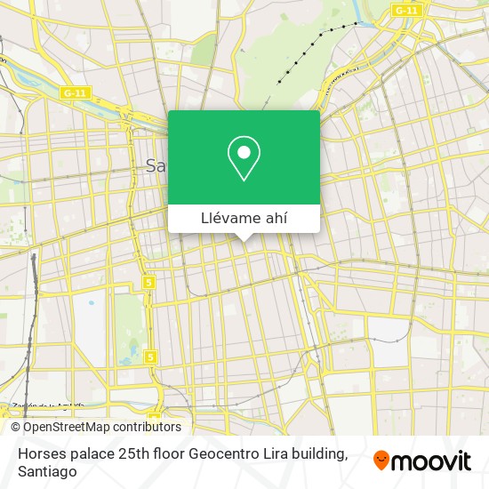 Mapa de Horses palace 25th floor Geocentro Lira building