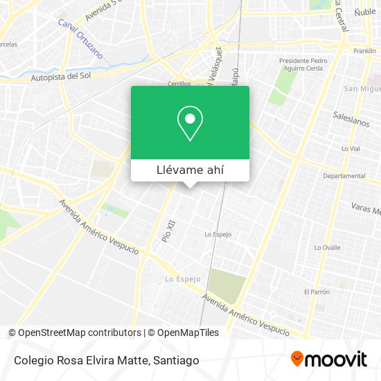 Mapa de Colegio Rosa Elvira Matte