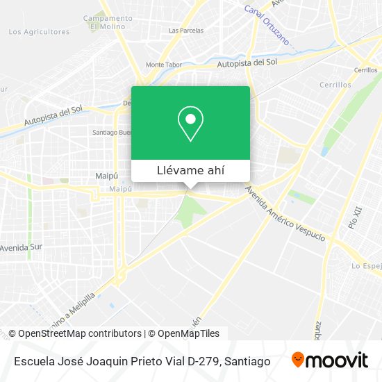Mapa de Escuela José Joaquin Prieto Vial D-279