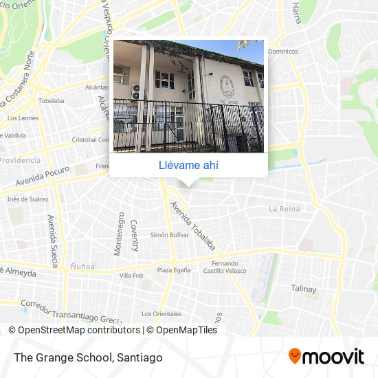Mapa de The Grange School