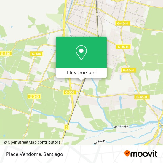Mapa de Place Vendome
