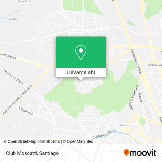 Mapa de Club Moscatti