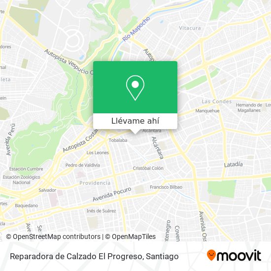 Mapa de Reparadora de Calzado El Progreso