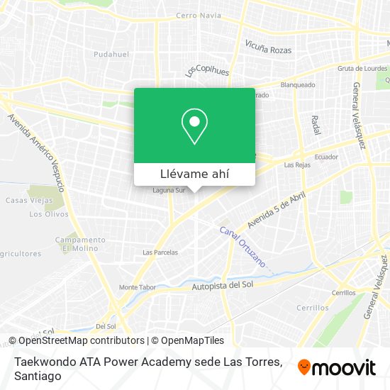 Mapa de Taekwondo ATA Power Academy sede Las Torres