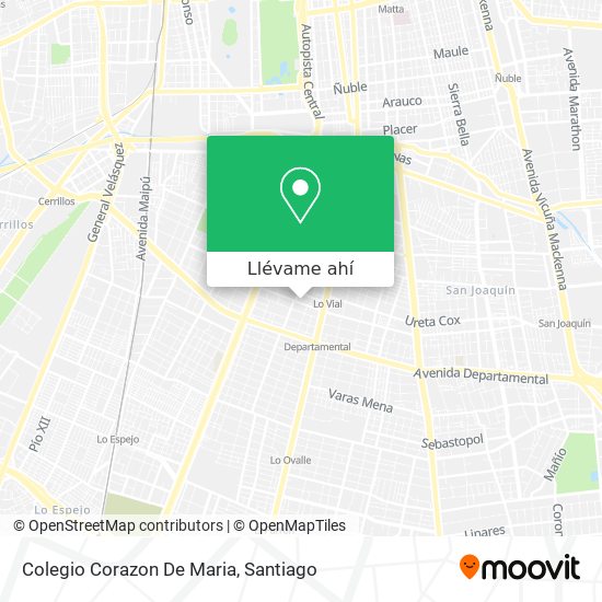 Mapa de Colegio Corazon De Maria