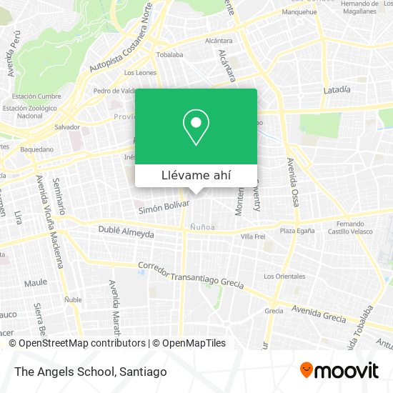 Mapa de The Angels School