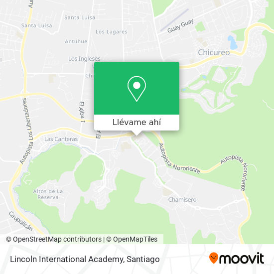 Mapa de Lincoln International Academy