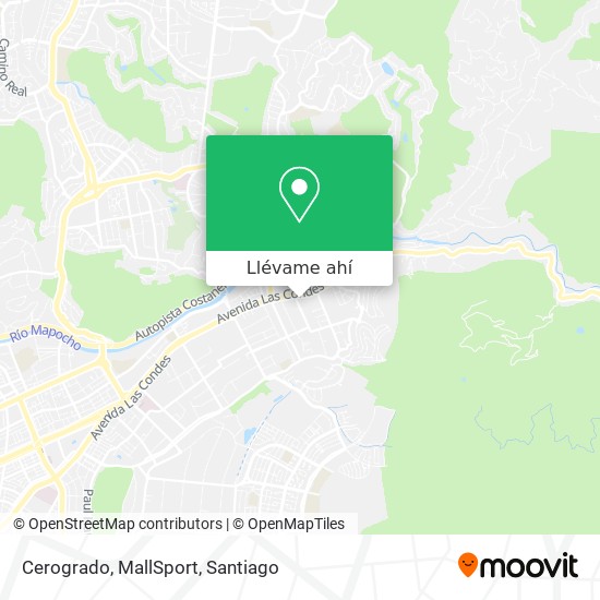 Mapa de Cerogrado, MallSport