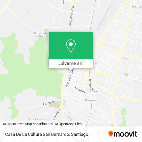 Mapa de Casa De La Cultura San Bernardo