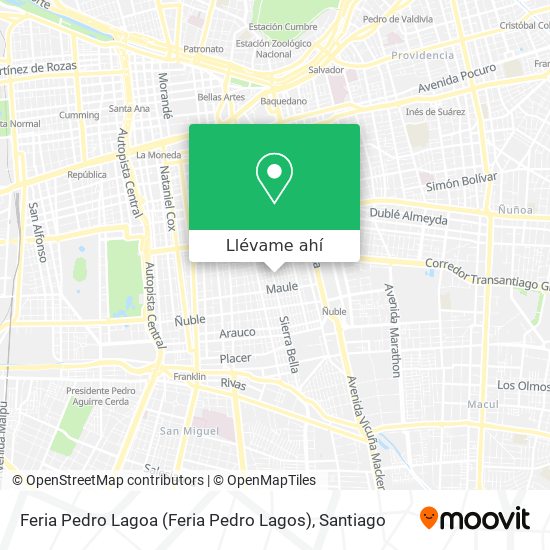 Mapa de Feria Pedro Lagoa (Feria Pedro Lagos)