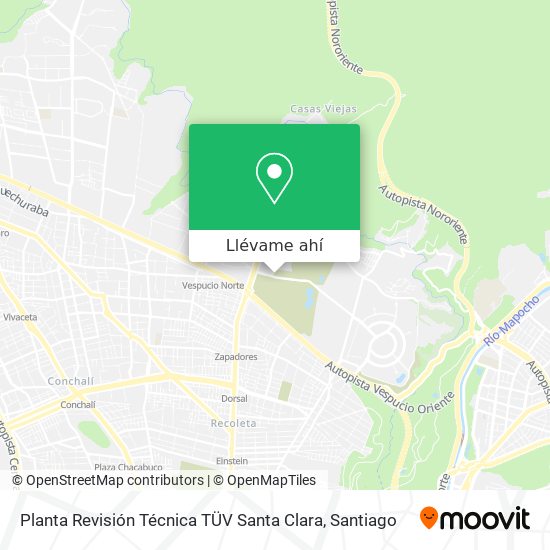 Mapa de Planta Revisión Técnica TÜV Santa Clara
