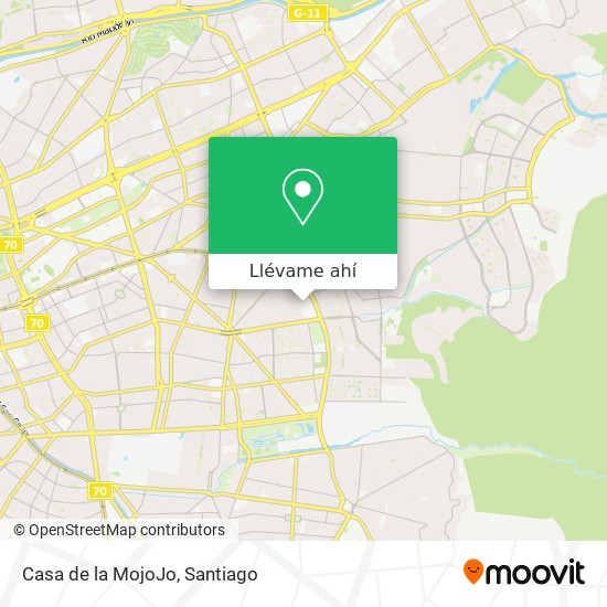 Mapa de Casa de la MojoJo
