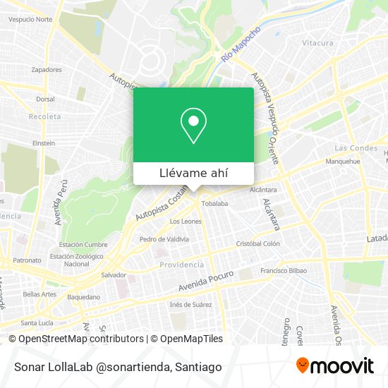 Mapa de Sonar LollaLab @sonartienda