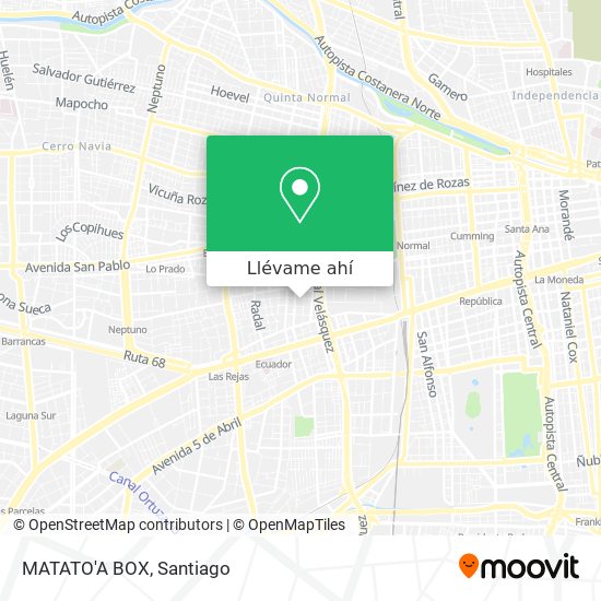 Mapa de MATATO'A BOX