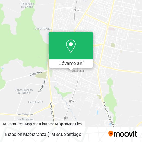 Mapa de Estación Maestranza (TMSA)