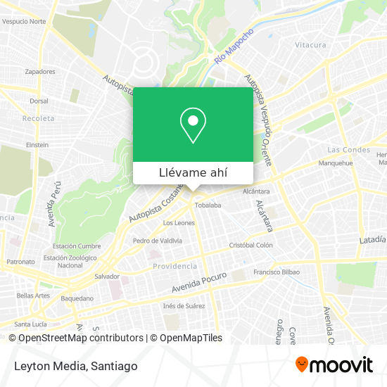 Mapa de Leyton Media