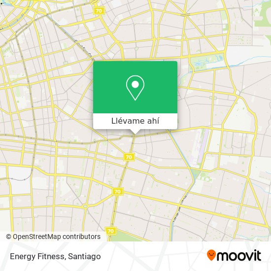 Mapa de Energy Fitness