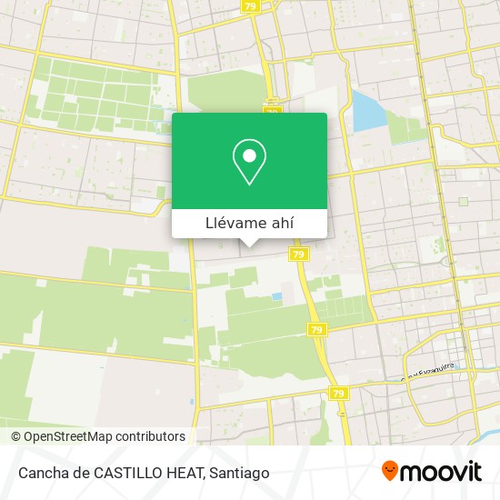 Mapa de Cancha de CASTILLO HEAT