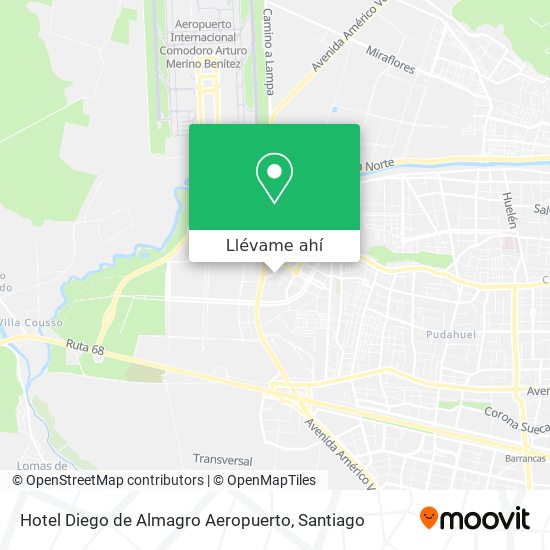 Mapa de Hotel Diego de Almagro Aeropuerto