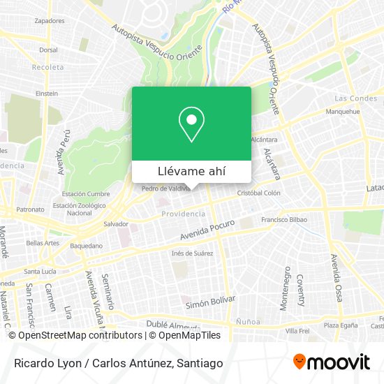 Mapa de Ricardo Lyon / Carlos Antúnez