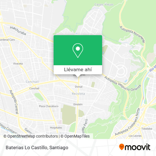 Mapa de Baterias Lo Castillo