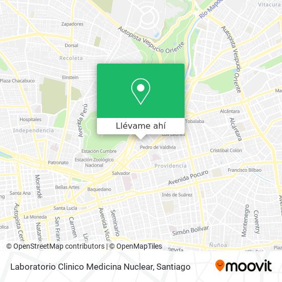 Mapa de Laboratorio Clinico Medicina Nuclear