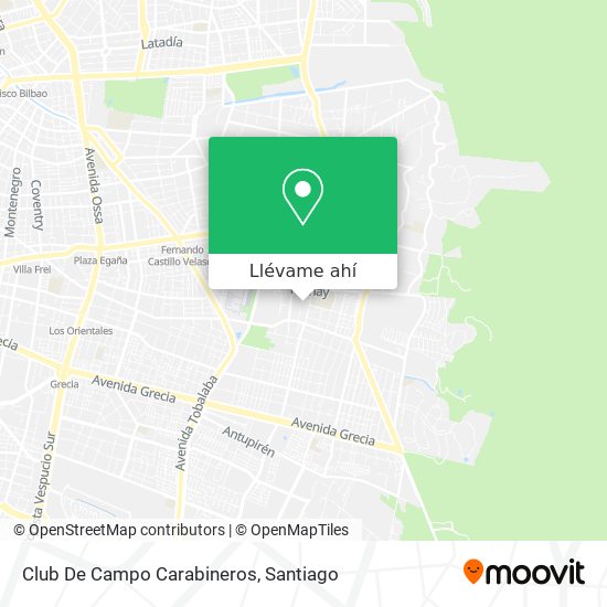 Mapa de Club De Campo Carabineros