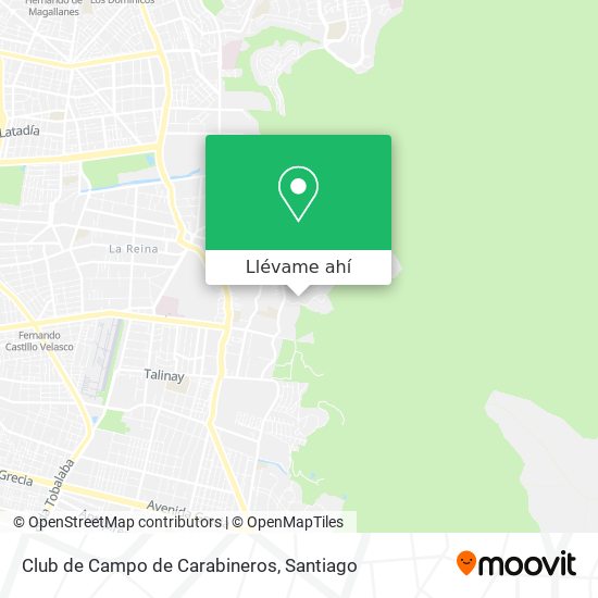 Mapa de Club de Campo de Carabineros