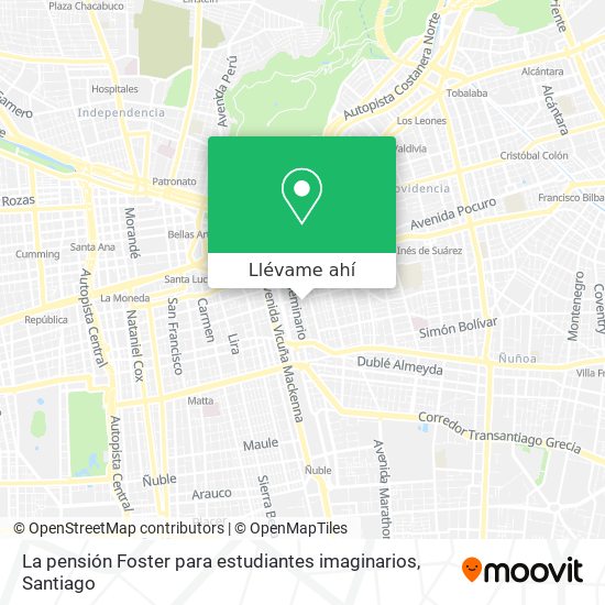 Mapa de La pensión Foster para estudiantes imaginarios